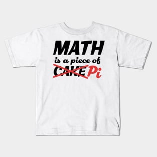 Pi Day Math Pie Geeky Nerdy Funny Kids T-Shirt